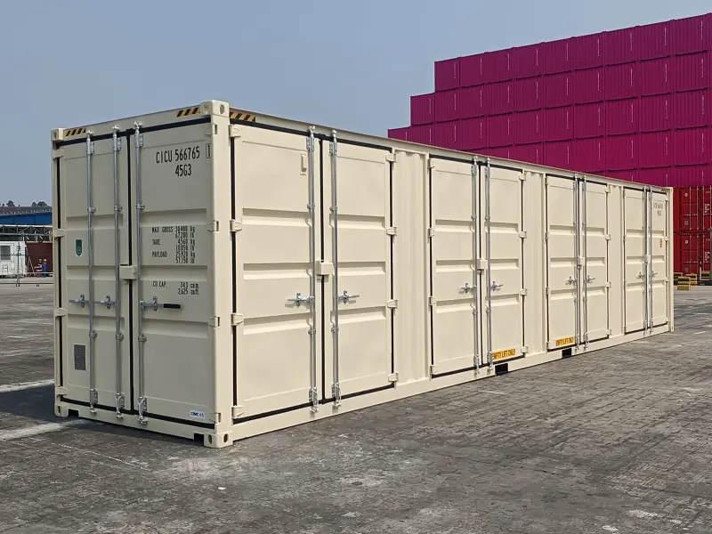 Închiriere container 40HC cu usi laterale pentru evenimente, spectacole, festivaluri (pe termen scurt) 2 ALT="Inchiriere container 40 usi laterale"