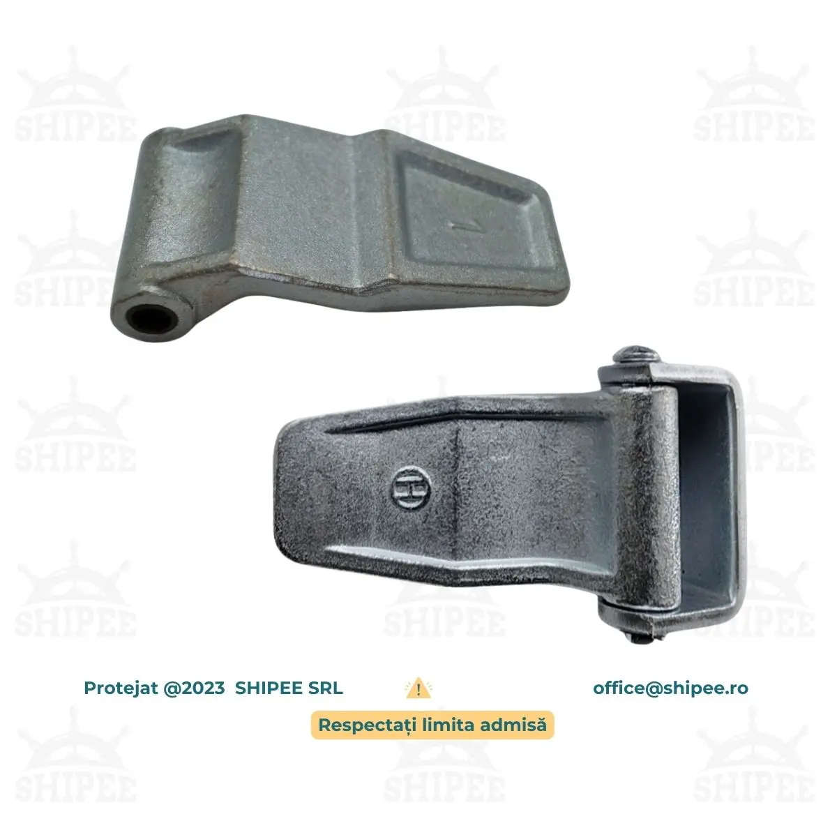 Balama container (door hinge) - Piesa originala pentru usi containere maritime 1 ALT="balama container"